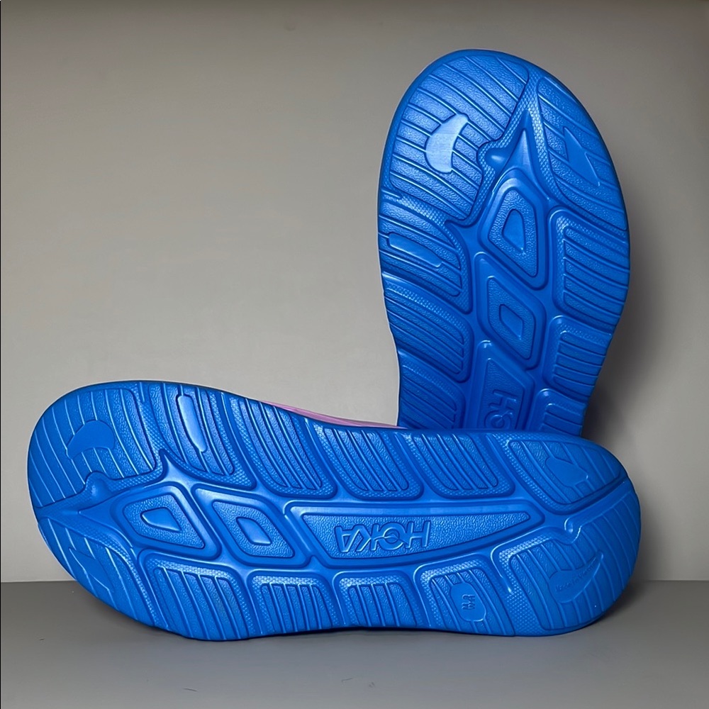 Hoka Purple and Blue Recovery Slides - Picture 7 of 7